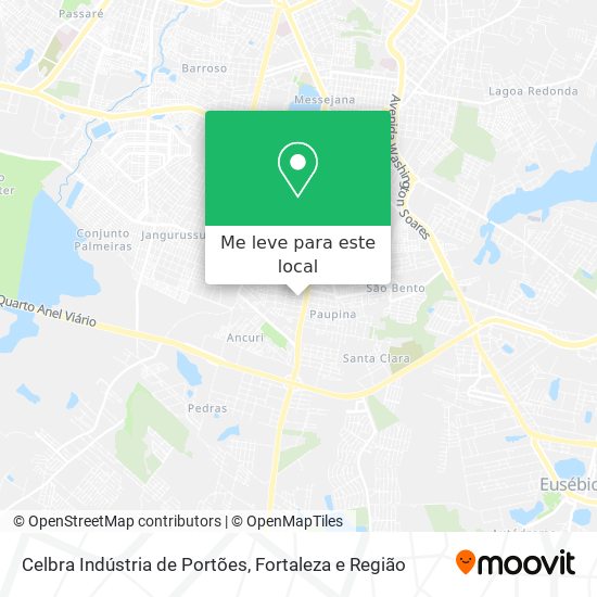 Celbra Indústria de Portões mapa