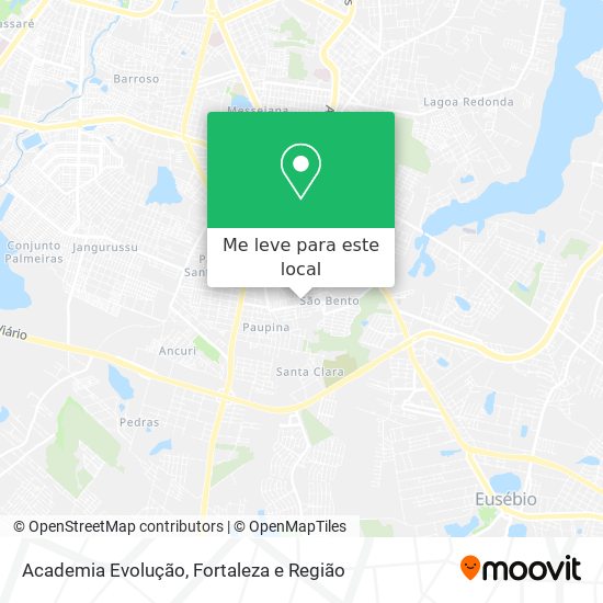 Academia Evolução mapa