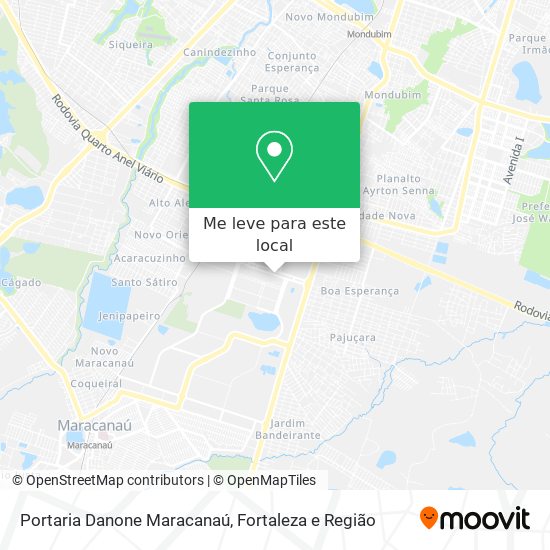 Portaria Danone Maracanaú mapa