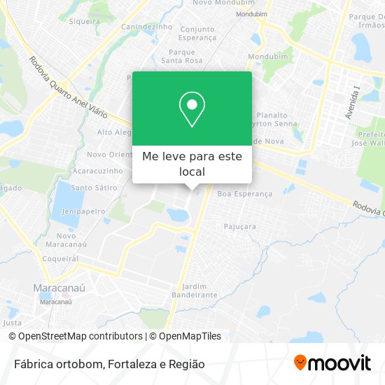 Fábrica ortobom mapa