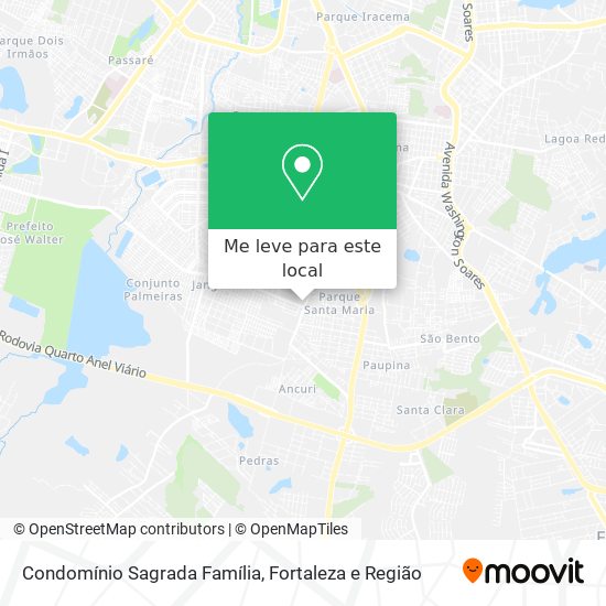 Condomínio Sagrada Família mapa