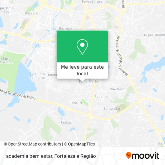 academia bem estar mapa