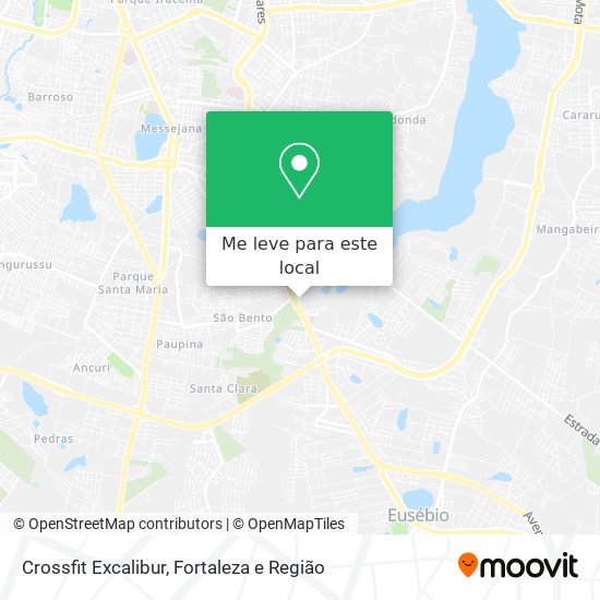 Crossfit Excalibur mapa