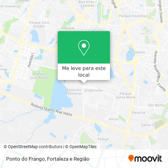Ponto do Frango mapa