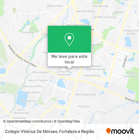 Colégio Vinicius De Moraes mapa