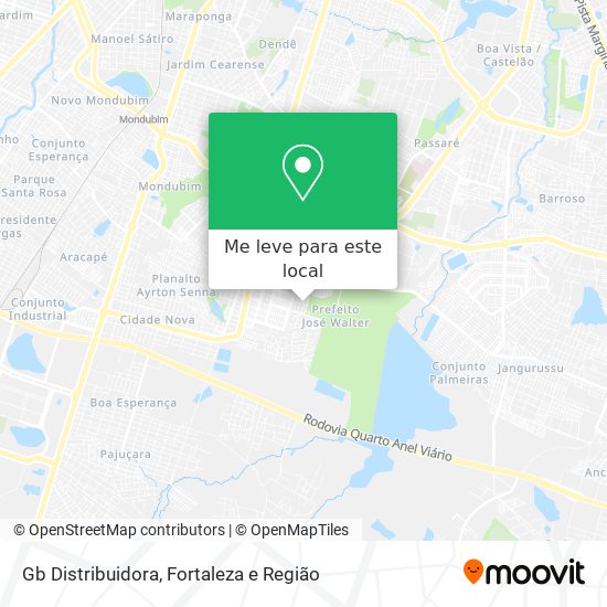 Gb Distribuidora mapa