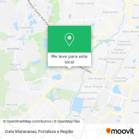 Gate Maracanaú mapa