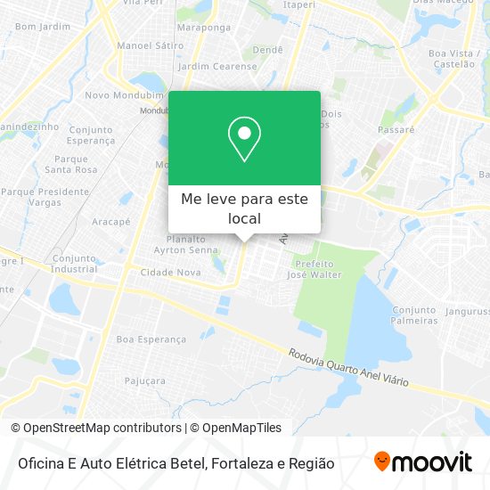 Oficina E Auto Elétrica Betel mapa