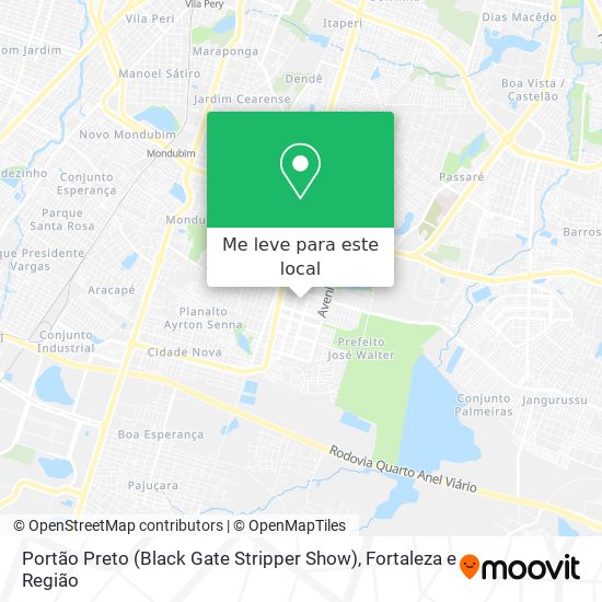 Portão Preto (Black Gate Stripper Show) mapa