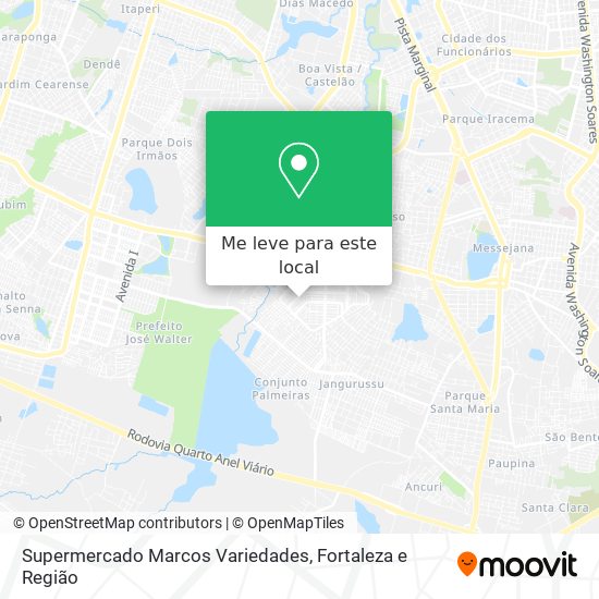 Supermercado Marcos Variedades mapa