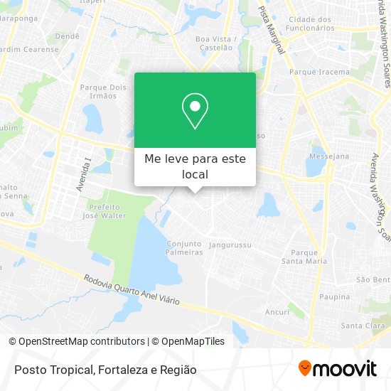 Posto Tropical mapa