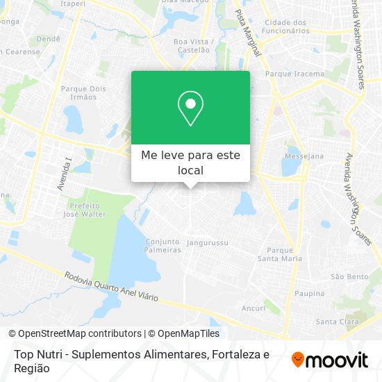 Top Nutri - Suplementos Alimentares mapa