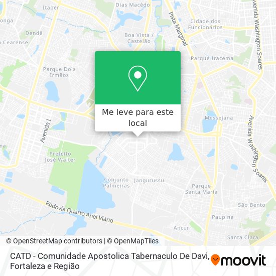 CATD - Comunidade Apostolica Tabernaculo De Davi mapa