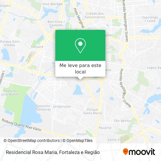 Residencial Rosa Maria mapa