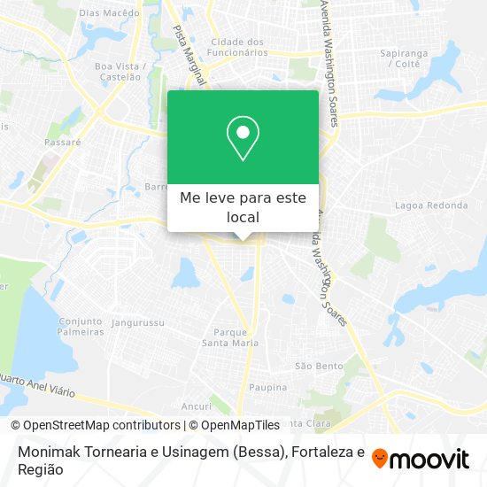 Monimak Tornearia e Usinagem (Bessa) mapa
