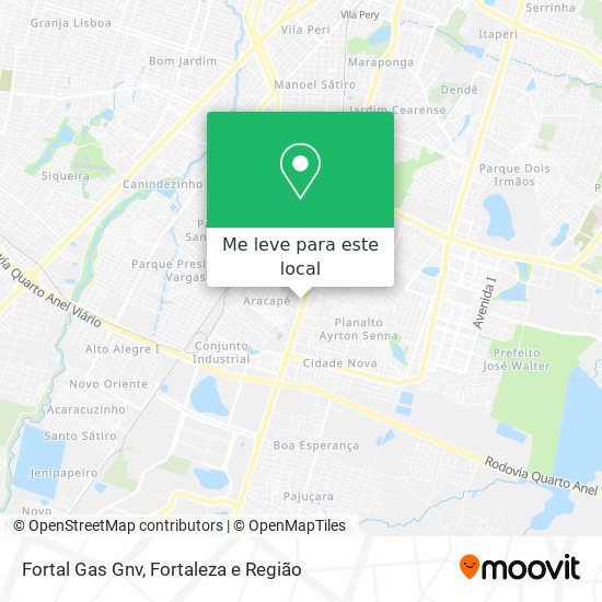 Fortal Gas Gnv mapa