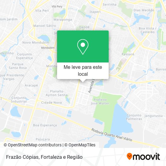 Frazão Cópias mapa