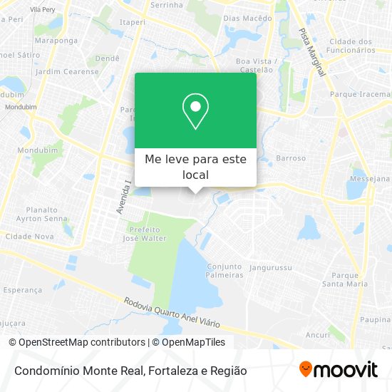 Condomínio Monte Real mapa