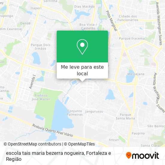 escola tais maria bezerra nogueira mapa