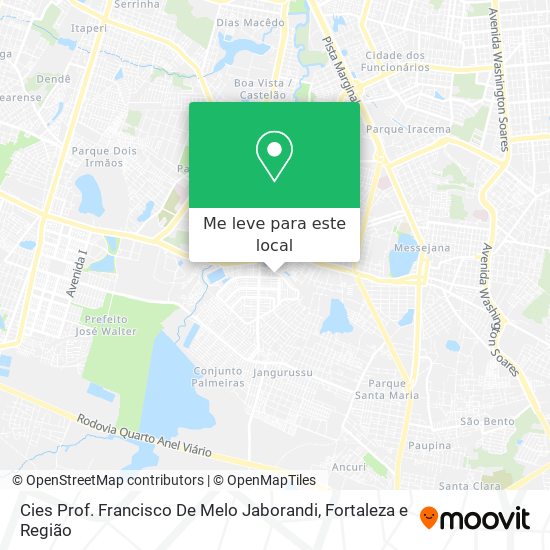 Cies Prof. Francisco De Melo Jaborandi mapa
