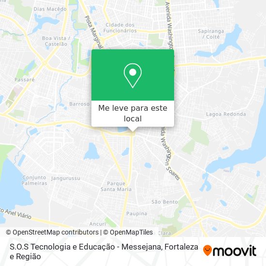 S.O.S Tecnologia e Educação - Messejana mapa