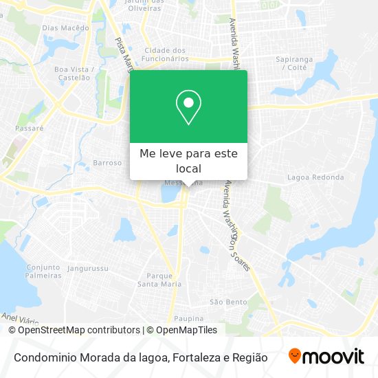 Condominio Morada da lagoa mapa