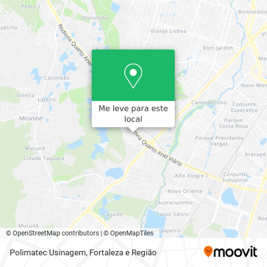 Polimatec Usinagem mapa