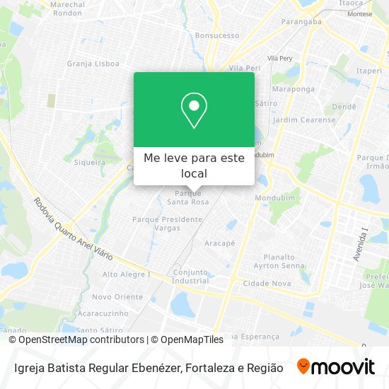 Igreja Batista Regular Ebenézer mapa