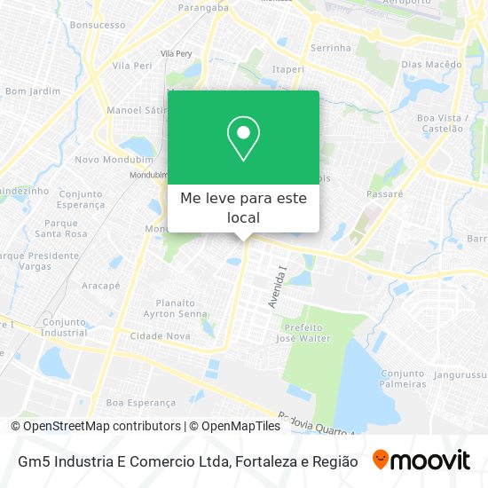 Gm5 Industria E Comercio Ltda mapa