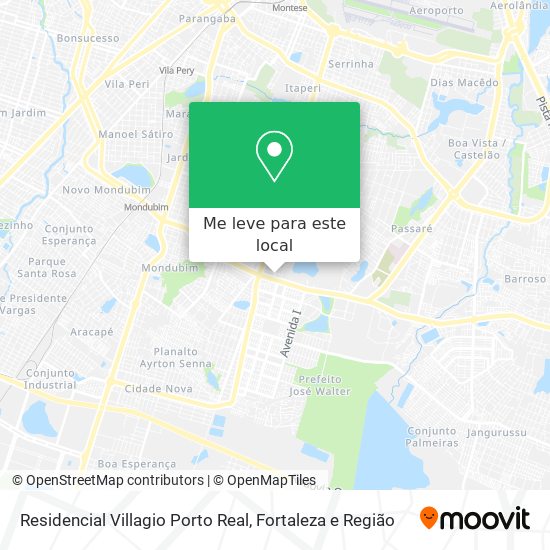 Residencial Villagio Porto Real mapa