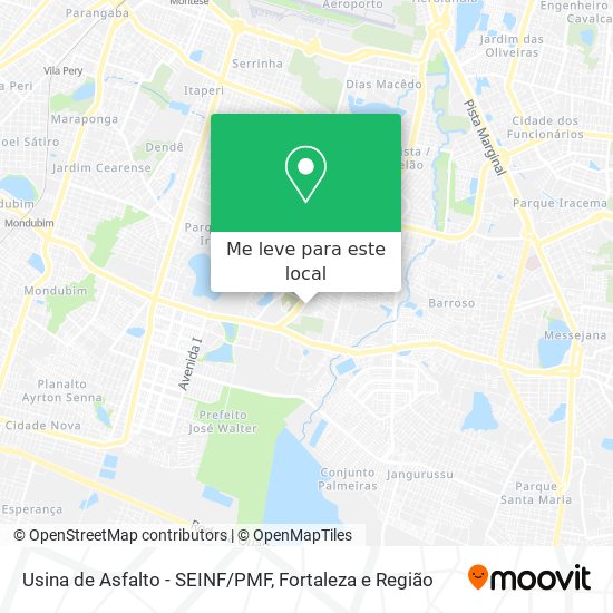 Usina de Asfalto - SEINF/PMF mapa