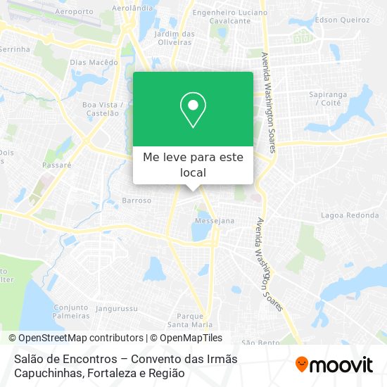 Salão de Encontros – Convento das Irmãs Capuchinhas mapa