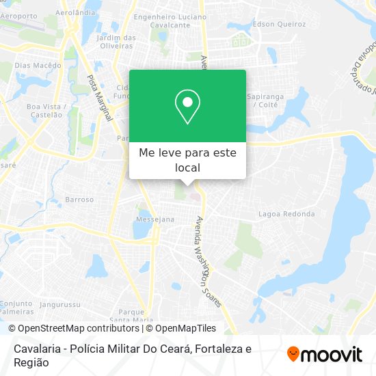 Cavalaria - Polícia Militar Do Ceará mapa