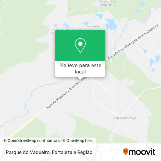 Parque do Vaqueiro mapa