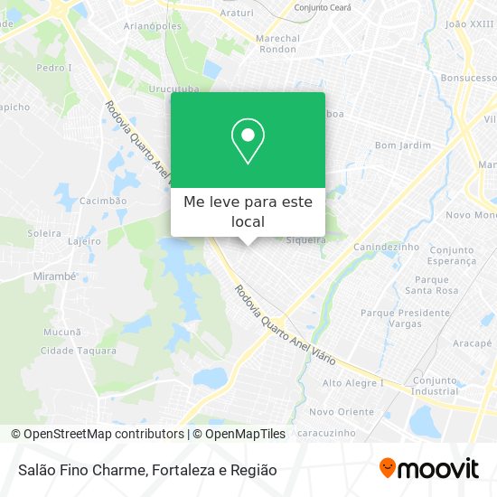 Salão Fino Charme mapa