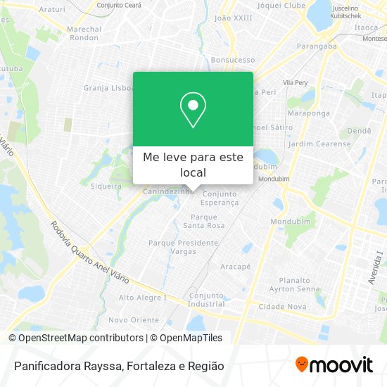 Panificadora Rayssa mapa