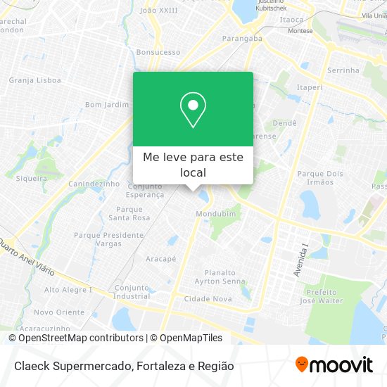 Claeck Supermercado mapa