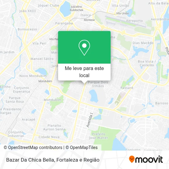 Bazar Da Chica Bella mapa