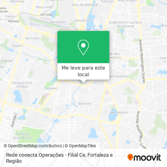 Rede conecta Operações - Filial Ce mapa