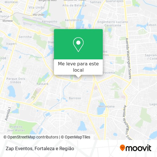Zap Eventos mapa