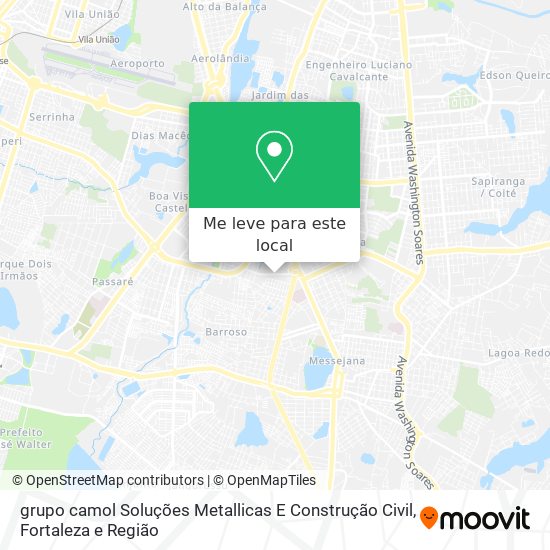 grupo camol Soluções Metallicas E Construção Civil mapa