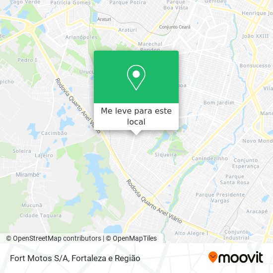 Fort Motos S/A mapa