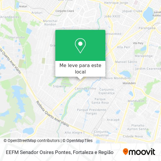 EEFM Senador Osires Pontes mapa