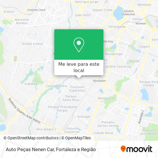 Auto Peças Nenen Car mapa