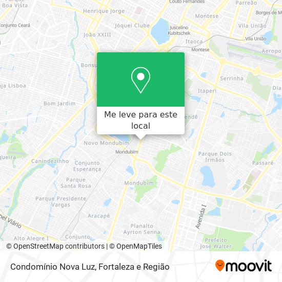 Condomínio Nova Luz mapa