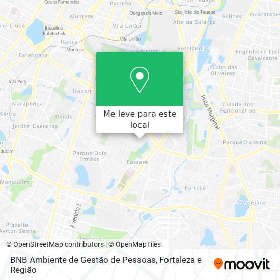 BNB Ambiente de Gestão de Pessoas mapa