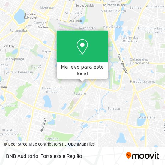 BNB Auditório mapa