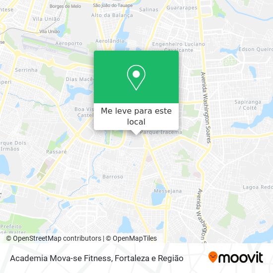 Academia Mova-se Fitness mapa