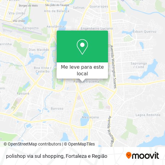 polishop via sul shopping mapa