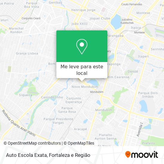 Auto Escola Exata mapa